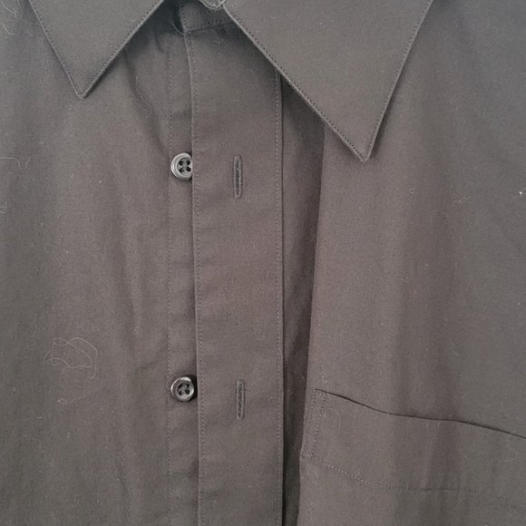 MODENA, Dark Grey Men's Dress Shirt, XXL - Picture 5 of 5
